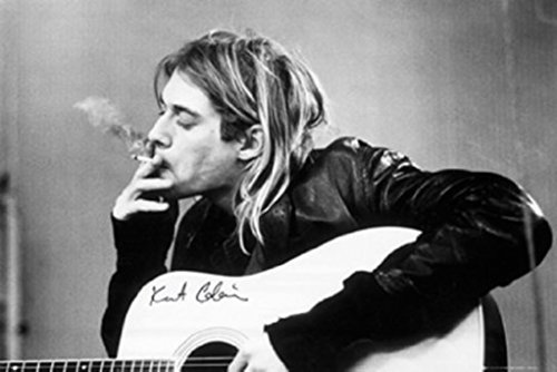 GB eye - Poster Kurt Cobain - Smoking - XXL Wandposter im Format 91.5 x 61 cm