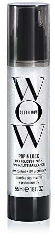 Color Wow Pop & Lock High Gloss Finish, Feuchtigkeitsspendendes Haaröl für Strahlenden Haarglanz, Haarpflege Trockenes Haar mit UV-Schutz, 55ml