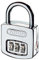 Abus 35013 Cadenas à combinaison 160/40 mm Argent