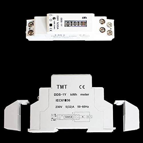 Wechselstromzähler Stromzähler Zwischenzähler 220/230 V Hutschine DIN DDS-1Y kwh Analoganzeige ZW1