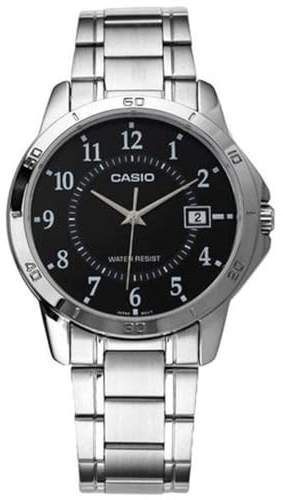 CASIO Damen-Armbanduhr Analog Quarz Edelstahl LTP-V004D-1