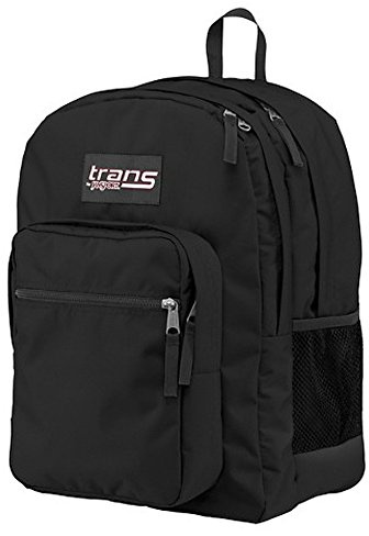 New Trans SuperMax Laptop Backpack by JanSport Black