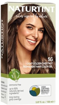 Naturtint Permanent Hair Colour, 5G Light Golden Chestnut, 170 ml