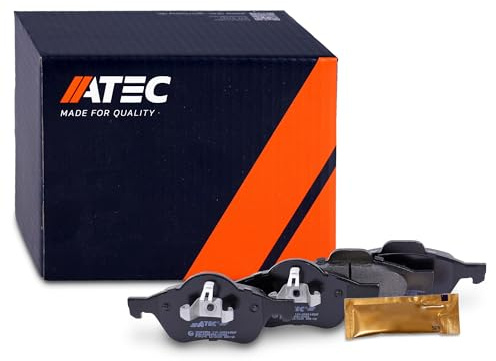 ATEC Germany Bremsbelagsatz Vorderachse, Bremsbeläge Bremsklötze vorne, | Kompatibel mit: RENAULT CLIO III, MEGANE II, MEGANE II Coupé-Cabriolet, MEGANE II Kombi, MEGANE II Stufenheck, SCÉNIC II