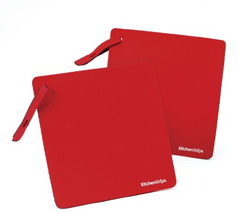 Kitchen Grips Oven Cloth, Black/Red, 2-Piece