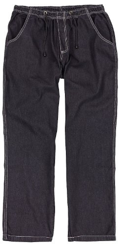 Abraxas Schlupfhose, Jogging- Jeans mit elastischem Bund in Übergrößen bis 12XL, schwarz
