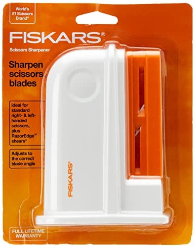 Fiskars 198620 Desktop Universal Scissors Sharpener,Coral