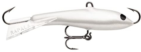 Rapala Unisex-Erwachsene Jigging Rap Hard Bait Lure, Süsswasser Größe 07, 6 cm Länge, Variable Tiefe, perlweiß, 1 Stück, 2 3/4 Inch (Pack of 1)