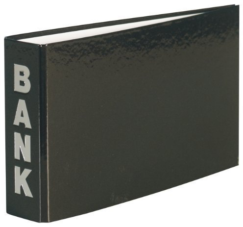 Stylex Bankordner 140x250mm Ordner für Kontoauszüge | 3er Sparpack Schwarz