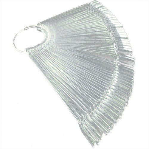 Qsewid 50 Batonnets Presentoir Faux Vernis A Ongles Capsules Eventail Pratique Nail Art