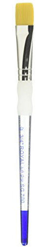 Royal Brush Soft Grip Gold Taklon Artist's Glaze Wash SG700-3/4 Paintbrush