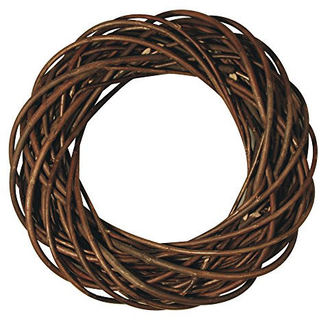 Rayher 65006000 Weidenkranz ungeschält, ø 20cm x 4,5cm,