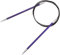 KnitPro International Rundstricknadel ZING 4,50 mm iolit 100 cm, Blau
