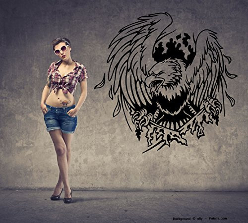 Sunnywall Wandtattoo Adler Eagle bricht aus Amerika USA Kupfer Gr3