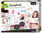 Lena 42332 Bastelset DIY Scrapbooking Sammelalbum, Scrapbook Fotobuch mit 100 Seiten, 50 Fotoecken, 2 Schleifenklammern und 18 Stickerbögen, für Kinder ab 8 Jahre, Mittel