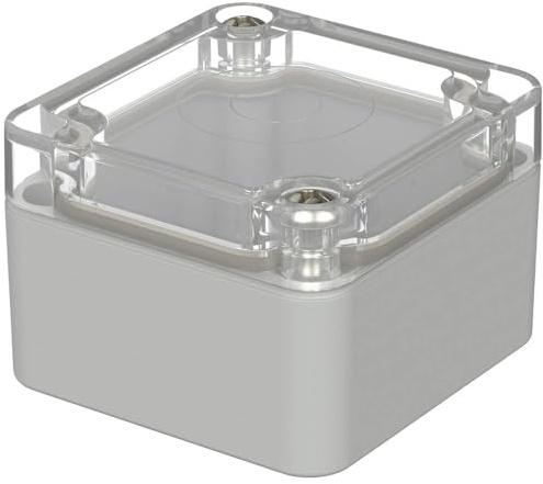 Bopla 02205400 Universalgehäuse, Polycarbonat, Hellgrau, 52 x 50 x 35 mm, 1 Stück