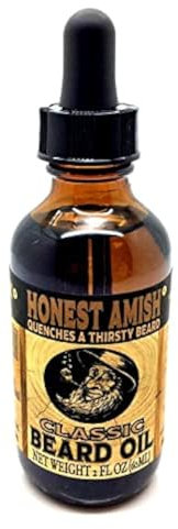 Honest Amish Klassisches Bartöl - 2 Unzen