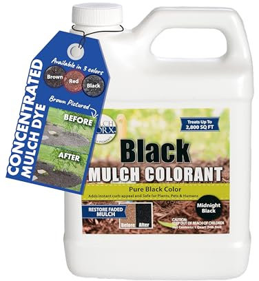 Sanco Industries Mulchworx Mulch farbkonzentrat - 2800 sq. Ft. - Pure Midnight Black Mulch dye Spray schwarz