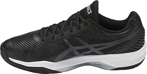 ASICS Volley Elite FF Sportschuh für Damen, Schwarz/Dunkelgrau/Weiß, 39 EU