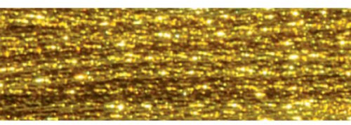 DMC 317W-E3852 Light Effects Polyster Embroidery Floss, 8.7-Yard, Dark Gold
