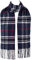 Hat To Socks Herrlich Weicher Klassisch Karierter Winterschal für Damen und Herren - Warm und Elegant (Marineblau)