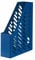 HAN 1601-14, porte-revues KLASSIK, design classique en phase avec son temps. Fonctionnel, élégant et de haute qualité. Lot de 10 unités, bleu