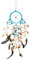 Ca 50cm x 11cm Traumfänger Dreamcatcher Türkis Leder Gute Träume