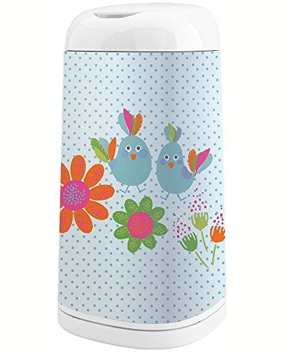 Angelcare Dress Up Jupe Décorative pour Bac Motif Zoiseaux Bleu