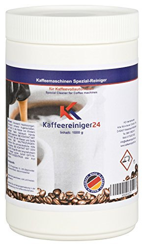 Kaffeereiniger24 - Siebträger Reiniger, Reinigungspulver, Kaffeefettlöser für Siebträgermaschine 1000g - vielfältig einsetzbarer Brühgruppen Reiniger - auch als Kaffeekannenreiniger geeignet