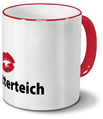 printplanet Städtetasse Mitterteich - Design Kussmund
