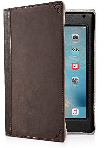 Twelve South BookBook für iPad Mini (1. - 4. Gen.) | Vintage Leder-Buchetui mit Schreibwinkel und Display-Ständer
