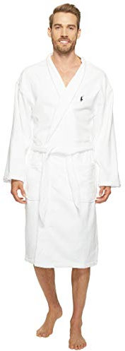 POLO RALPH LAUREN Terry Shawl Robe White XL
