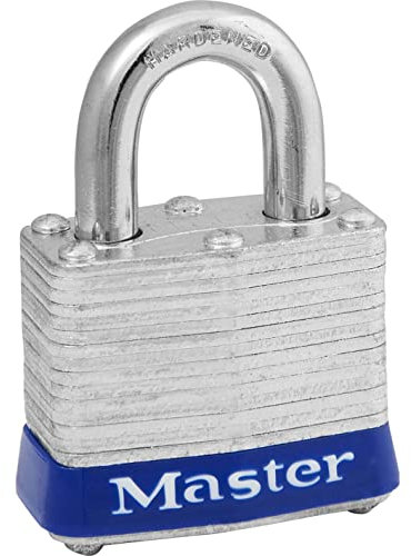 Master Lock 3EURT 38mm Laminated Padlocks Twin Pack Keyed Alike