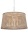 EGLO Pendelleuchte Sendero, Hängelampe Boho, Hängeleuchte aus Stahl in Nickel-Matt, Holz in Ahorn, Esstischlampe Natur, Wohnzimmerlampe hängend mit E27 Fassung, Ø 45 cm