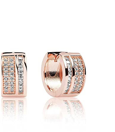 Sif Jakobs Pendientes Mujer E1028-CZ-RG (1,5 cm)