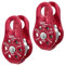 GM CLIMBING 29kN UIAA zertifizierte Micro Riemenscheibe, Slack Tender Hitch Tending, Pack of 2