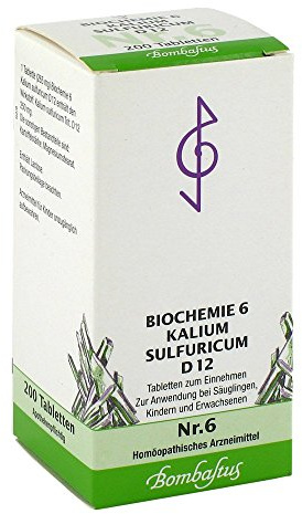 Biochemie 6 Kalium Sulfuricum D 12 Tabletten