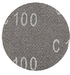 kwb 491422 Schleifgitter Scheibe für Exzenterschleifer (Korn 220, für Gips und Rigips), Durchmesser 150 mm, 5er Pack