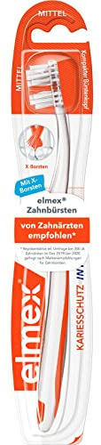 Elmex Kariesschutz Inter X Zahnbürste, mittel , 4er Pack (4 x 1 Stück)