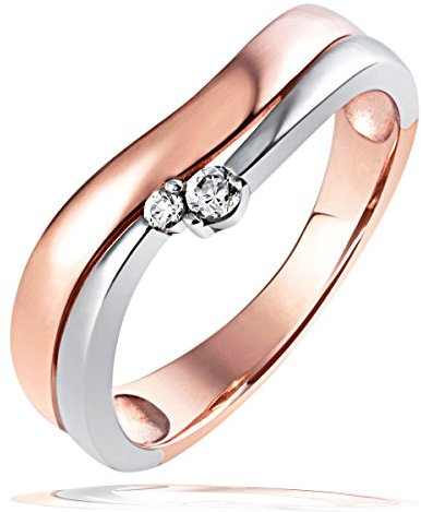 Goldmaid Damen-Ring 925 Sterling Silber Rot Passion Zirkonia Gr. 52 (16.6)