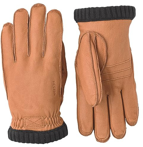 Hestra Deerskin Primaloft Rib Winter Work Gloves - Cork - 10