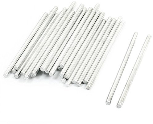 Sourcingmap Iron Round Axles Rods 40mm x 2mm 30 Pcs for RC Model