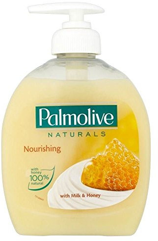 Palmolive Naturals Pflegende Milk & Honey Flüssige Handwäsche für sehr trockene Haut (300 ml) - Packung mit 6