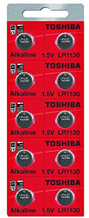 Toshiba LR1130 - Batterie alcaline 1,5 V, 10 batterie