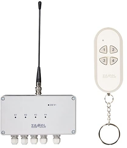 EXTA FREE RWS-311 C/Z RWS 4- Kanal- Funknetzschalter, Set