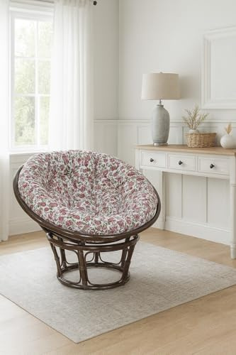 moebel direkt online Papasansessel, Durchmesser 80 cm Sessel mit Kissen
