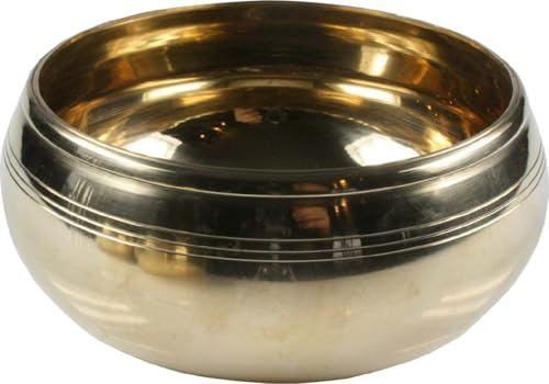 Handgefertigte Klangschale aus Nepal, 17 cm, ideal für Meditation