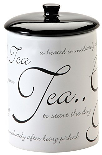 Price & Kensington Script Teedose mit Schriftzügen