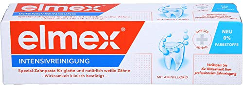 ELMEX Dentifrice Adultes Pâte Nettoyage en profondeur Protège efficacement des caries 50 ml