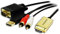 LogiLink CV0052A Adaptateur HDMI vers VGA + Câble acoustique 2 m Noir